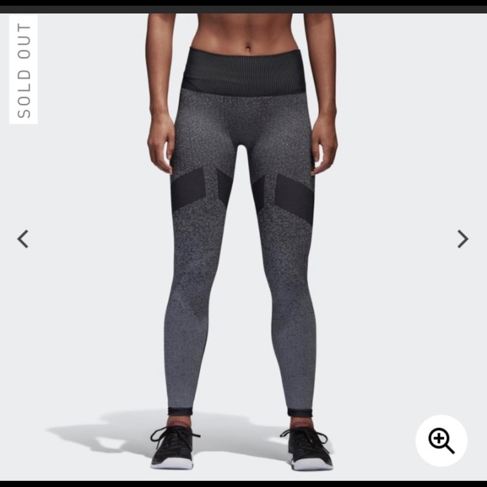 Adidas leggings double lined band seamless